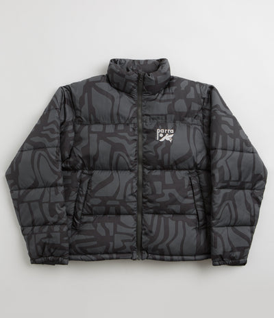 by Parra Broken FTP Puffer Jacket - Black