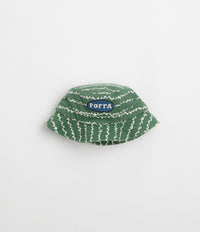 by Parra Broken Waves Bucket Hat in Washed Green