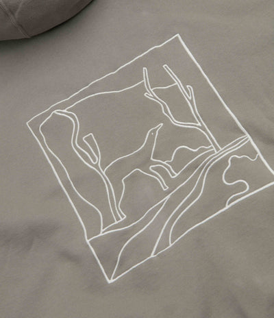 by Parra Bunch Of Trees Zip Hoodie - Greyish Green