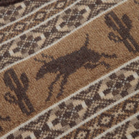 by Parra Cactus Bull Knitted Crewneck Sweatshirt - Brown thumbnail