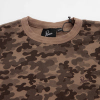 by Parra Camo Woofles Long Sleeve T-Shirt - Brown thumbnail