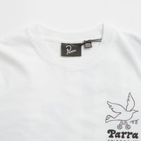 by Parra Chair Pencil Long Sleeve T-Shirt Beige - White thumbnail