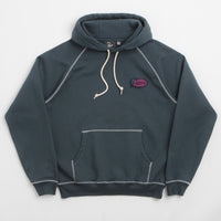 by Parra Circled Script Logo Hoodie - Dark Blue thumbnail