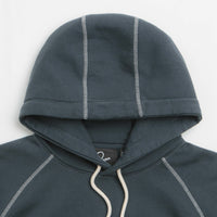 by Parra Circled Script Logo Hoodie - Dark Blue thumbnail