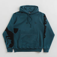by Parra Clipped Wings Hoodie - Deep Sea Green thumbnail