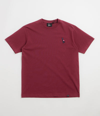 by Parra Color Goose T-Shirt - Dark Red