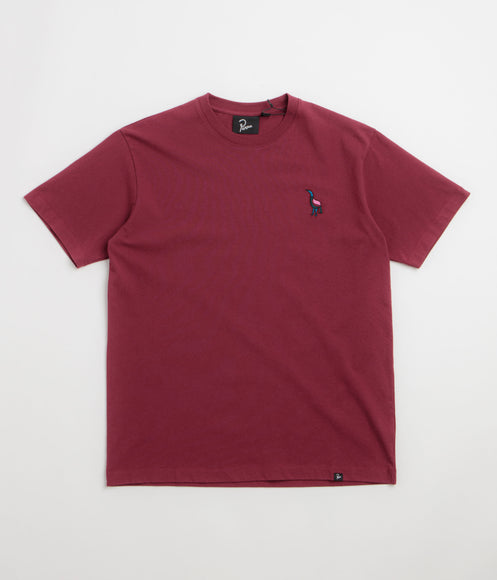 by Parra Color Goose T-Shirt - Dark Red