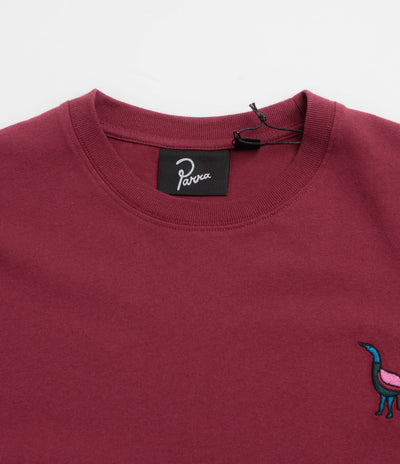 by Parra Color Goose T-Shirt - Dark Red