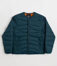 by Parra Colored Landscaped Jacket in Deep Sea Green
