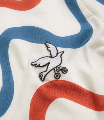 by Parra Colored Soundwave Polo Shirt - Off White