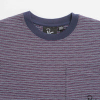 by Parra Crooked Stripe T-Shirt in Blue thumbnail