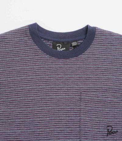 by Parra Crooked Stripe T-Shirt in Blue