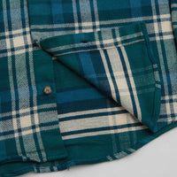 by Parra Crow Flannel Shirt - Pine Green thumbnail