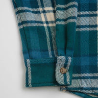 by Parra Crow Flannel Shirt - Pine Green thumbnail
