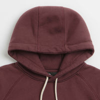 by Parra Crow Logo Hoodie - Dark Burgundy thumbnail