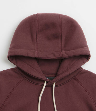 by Parra Crow Logo Hoodie - Dark Burgundy