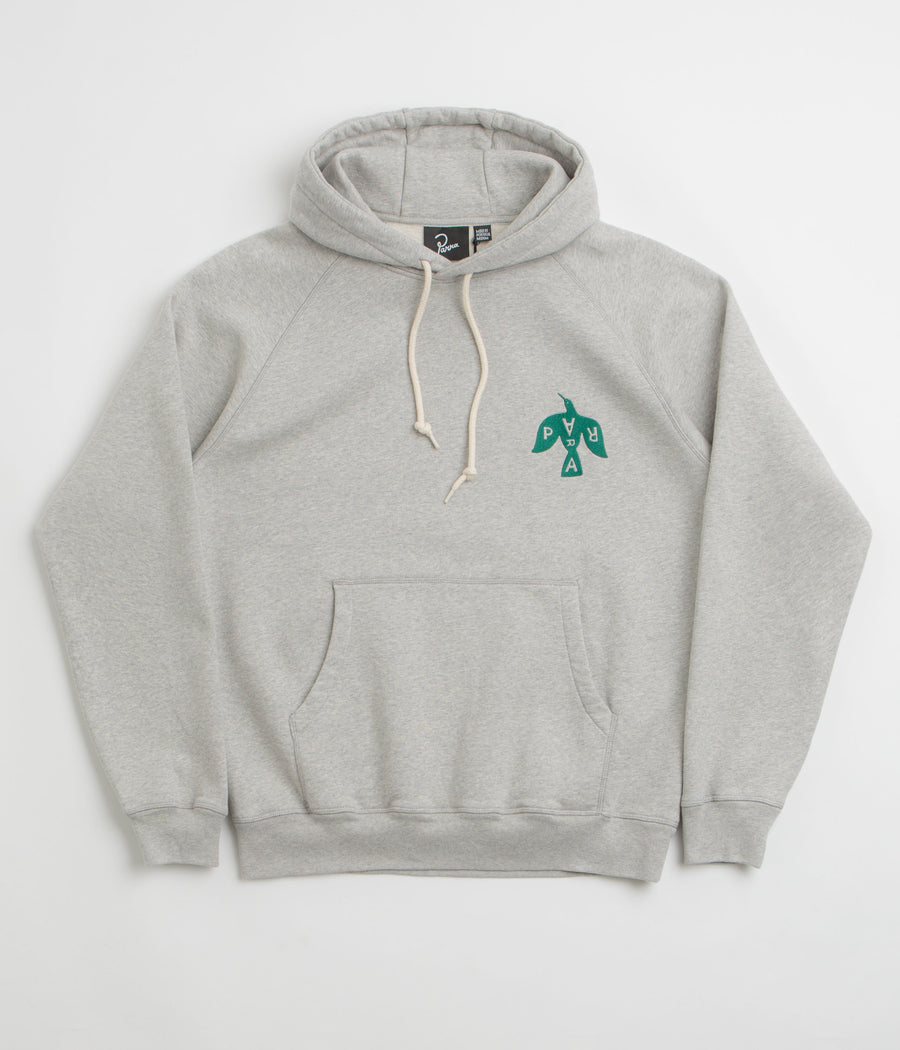 by Parra Crow Logo Hoodie in Heather Grey