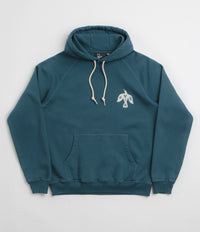 by Parra Crow Logo Hoodie in Teal