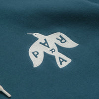 by Parra Crow Logo Hoodie - Teal thumbnail