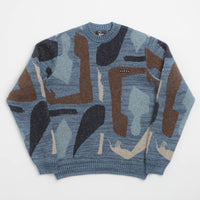 by Parra Detached Knitting Sweatshirt - Blue thumbnail
