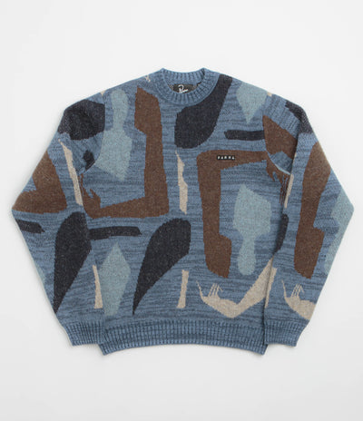 by Parra Detached Knitting Sweatshirt - Blue