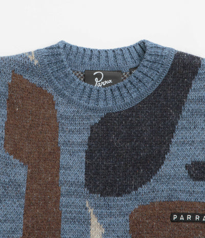 by Parra Detached Knitting Sweatshirt - Blue
