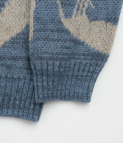 by Parra Detached Knitting Sweatshirt - Blue