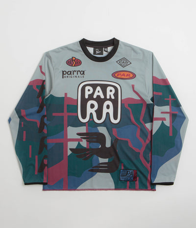 by Parra Dirt Jumper Long Sleeve T-Shirt in Grey