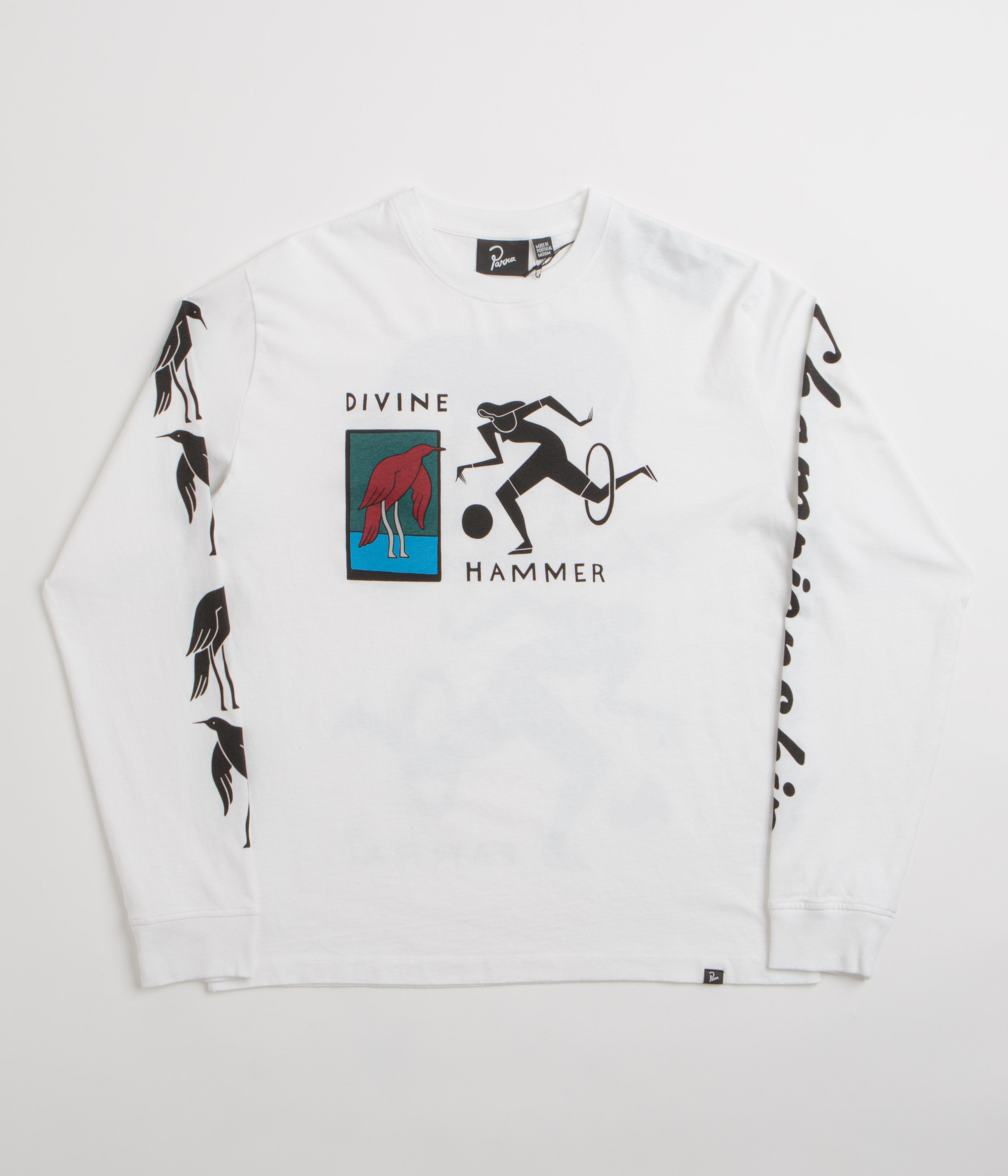 by Parra Divine Hammer Long Sleeve T-Shirt - White