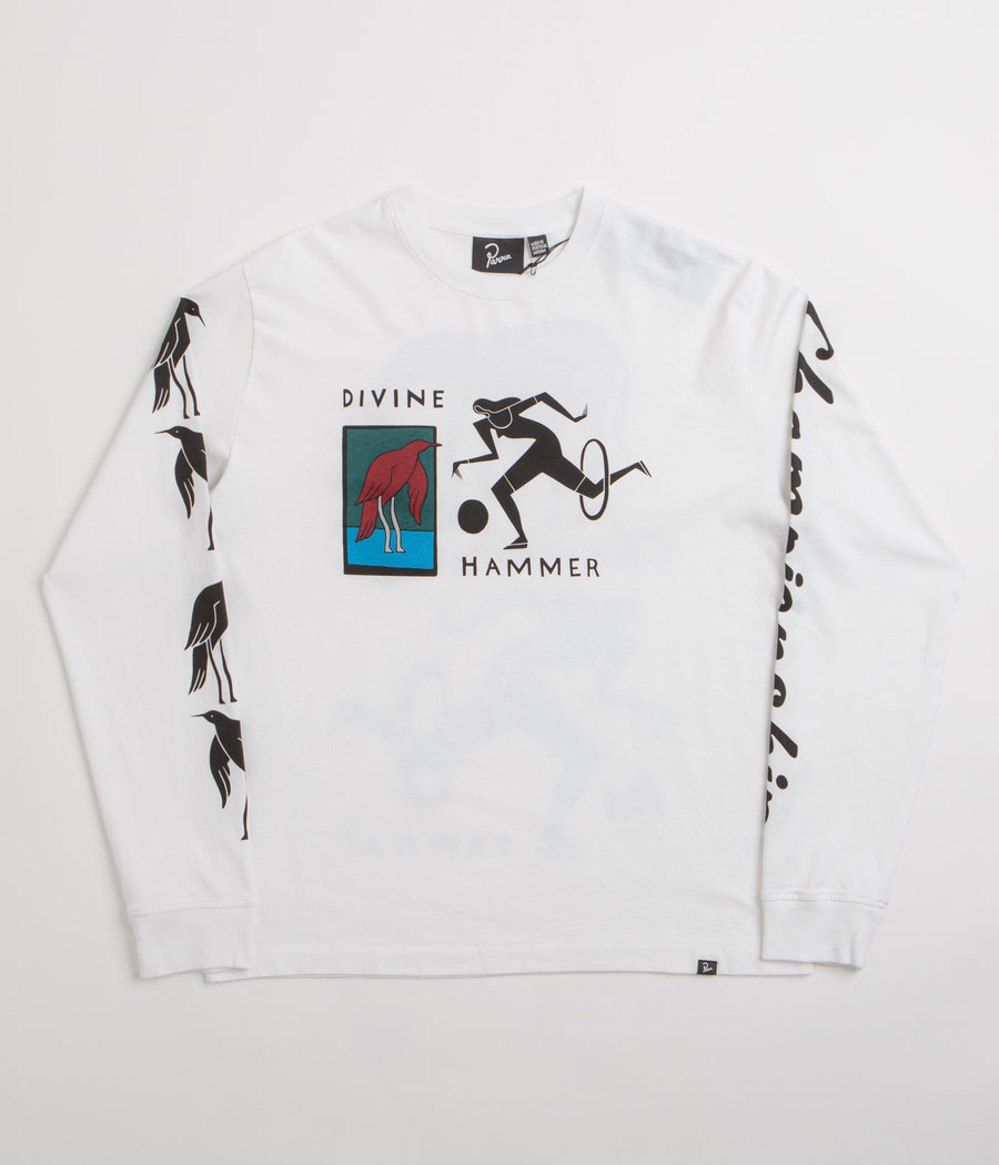 by Parra Divine Hammer Long Sleeve T-Shirt - White