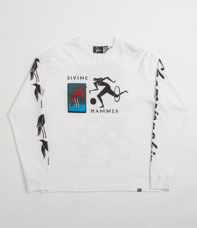 by Parra Divine Hammer Long Sleeve T-Shirt in White