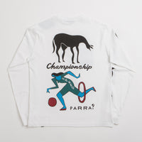 by Parra Divine Hammer Long Sleeve T-Shirt in White thumbnail