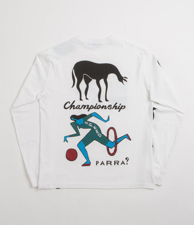 by Parra Divine Hammer Long Sleeve T-Shirt in White