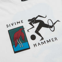 by Parra Divine Hammer Long Sleeve T-Shirt in White thumbnail
