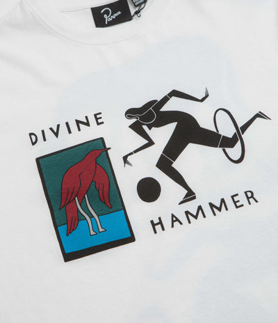by Parra Divine Hammer Long Sleeve T-Shirt in White