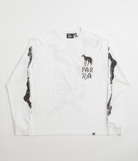 by Parra Dog Training Long Sleeve T-Shirt in White
