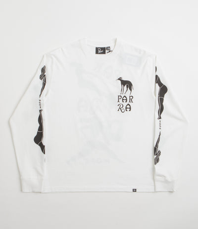by Parra Dog Training Long Sleeve T-Shirt in White