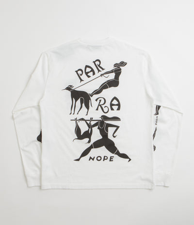 by Parra Dog Training Long Sleeve T-Shirt in White