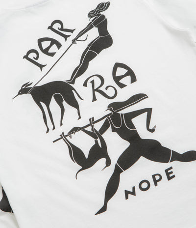 by Parra Dog Training Long Sleeve T-Shirt in White