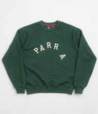 by Parra Drunk Parent Crewneck Sweatshirt in Green