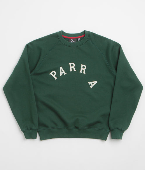 by Parra Drunk Parent Crewneck Sweatshirt - Green