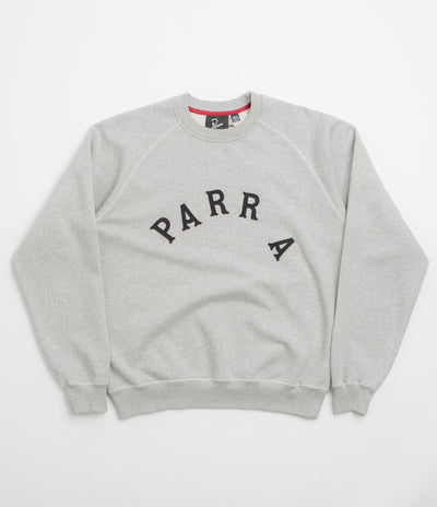 by Parra Drunk Parent Crewneck Sweatshirt - Heather Grey
