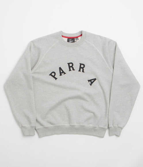 by Parra Drunk Parent Crewneck Sweatshirt - Heather Grey