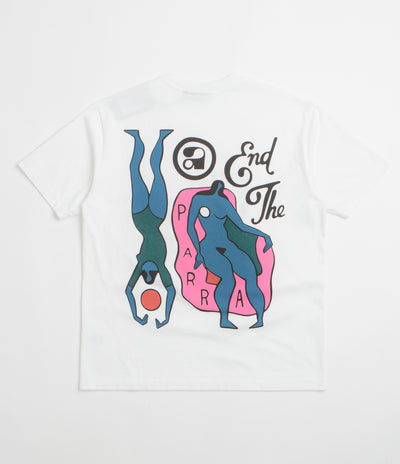 by Parra End The Loungechair T-Shirt in White