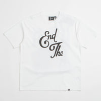 by Parra End The Loungechair T-Shirt in White thumbnail
