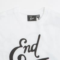 by Parra End The Loungechair T-Shirt in White thumbnail