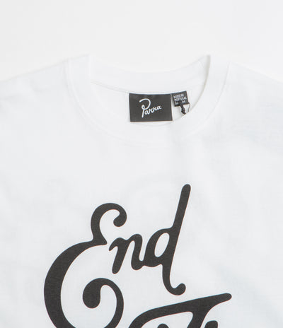 by Parra End The Loungechair T-Shirt in White