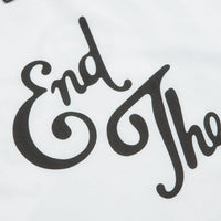 by Parra End The Loungechair T-Shirt in White thumbnail