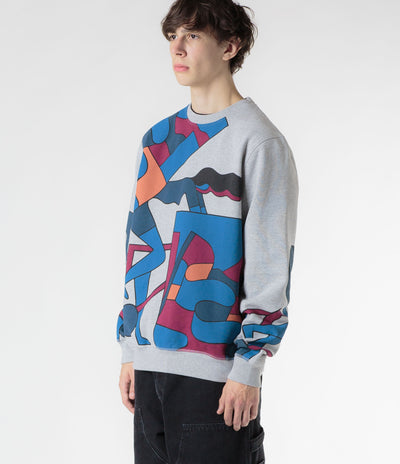by Parra Etappe 17 Crewneck Sweatshirt - Heather Grey
