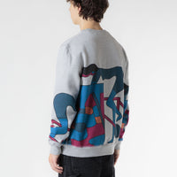 by Parra Etappe 17 Crewneck Sweatshirt - Heather Grey thumbnail
